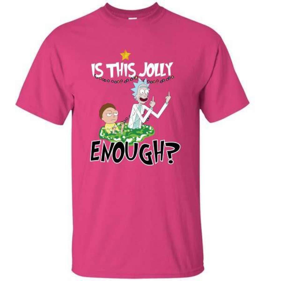 Rick and Morty is this jolly enough christmas T-Shirt