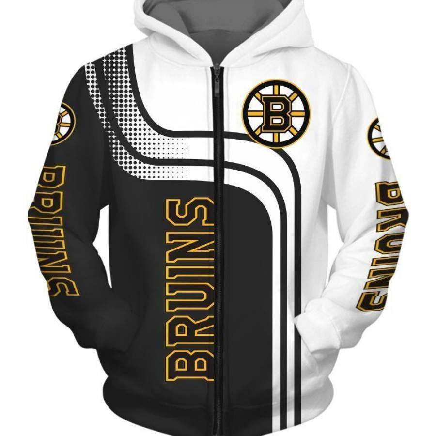 Boston Bruins Hoodie 3D Style937 All Over Printed