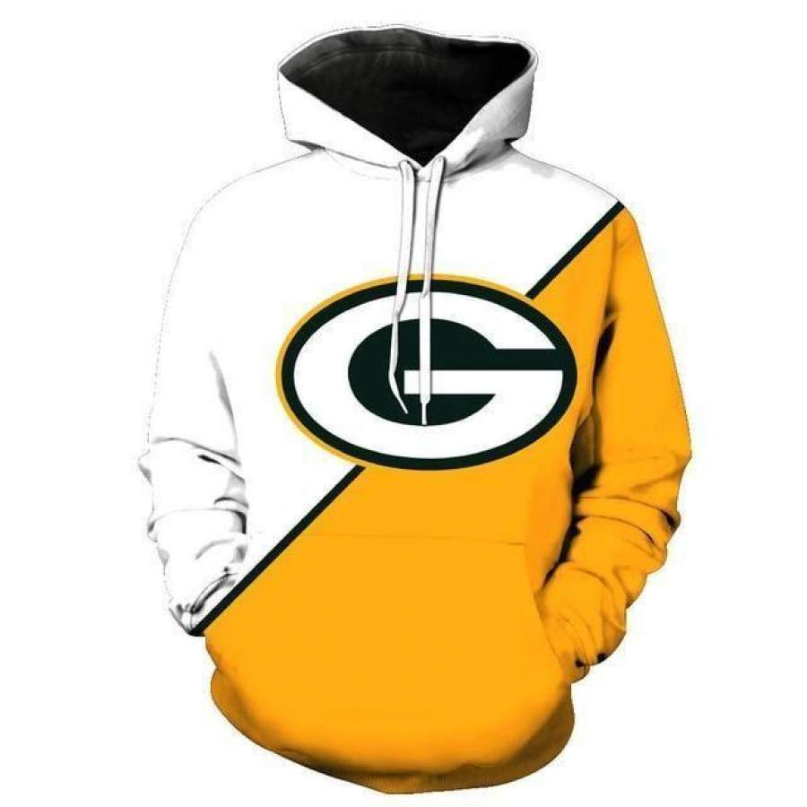 Green Bay Packers Hoodie 3D Style676 All Over Printed