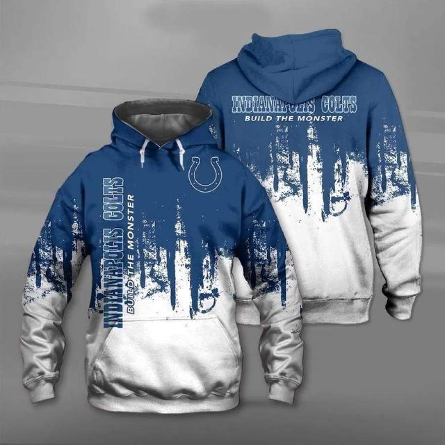 Indianapolis Colts Hoodie 3D Style625 All Over Printed