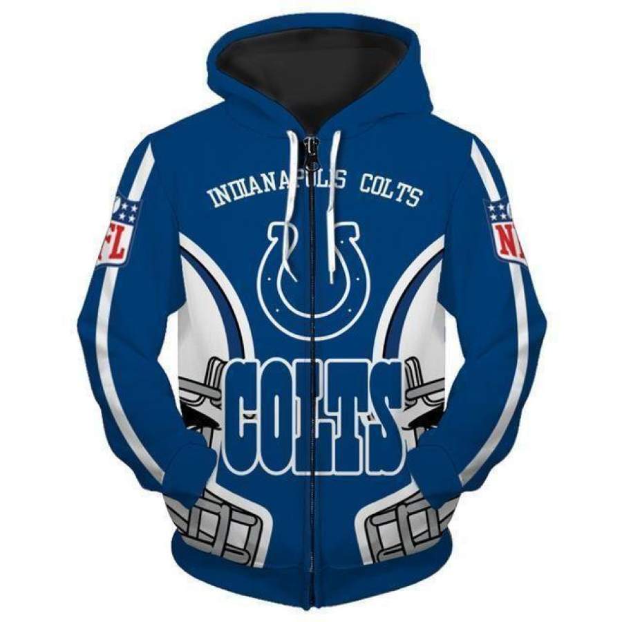 Indianapolis Colts Hoodie 3D Style1014 All Over Printed