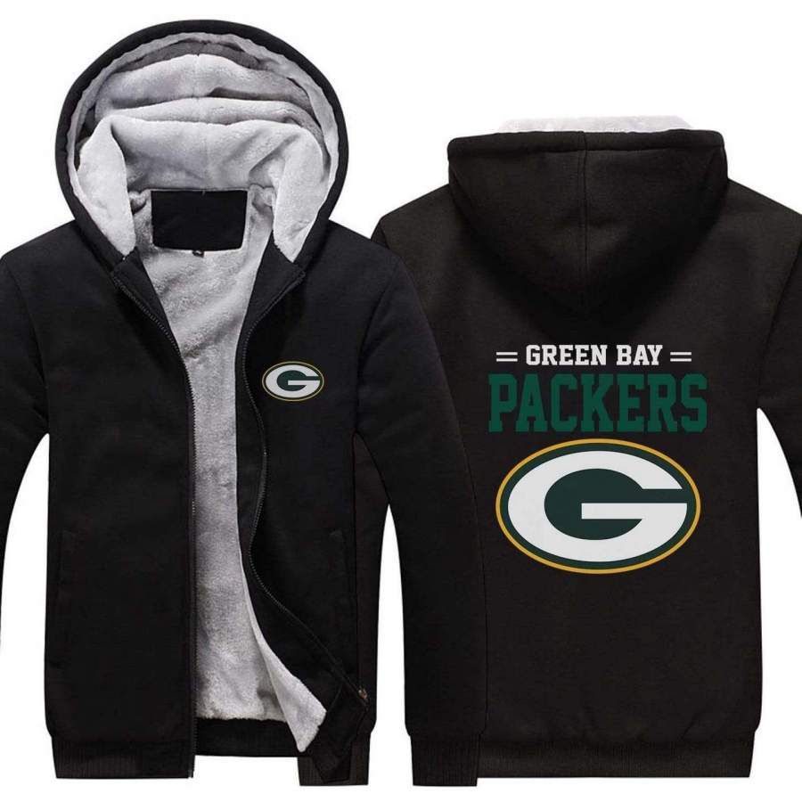 Green Bay Packers Winter Hoodie 3D Style796 All Over Printed