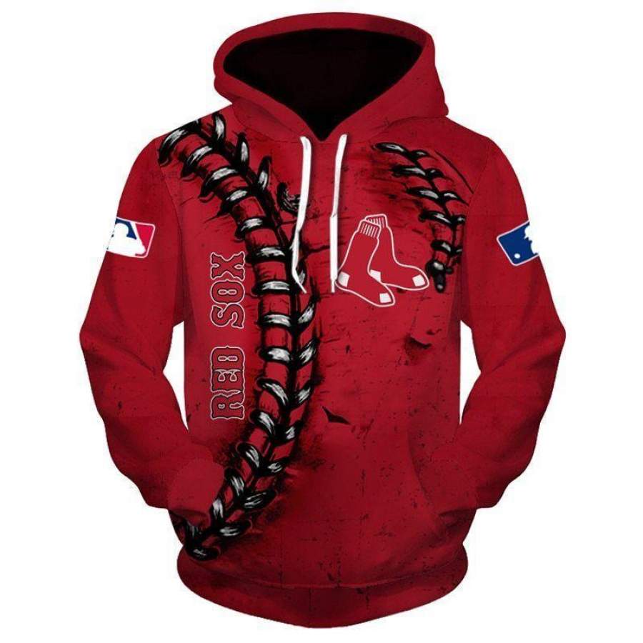 Boston Red Sox Hoodie 3D Style1030 All Over Printed