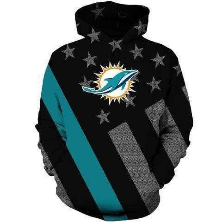 Dolphins Hoodie 3D Style670 All Over Printed