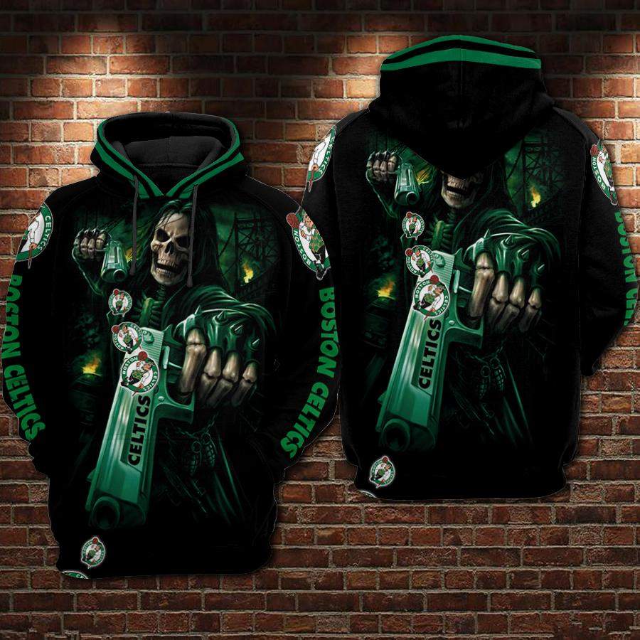 Boston Celtics Hoodie 3D Style964 All Over Printed