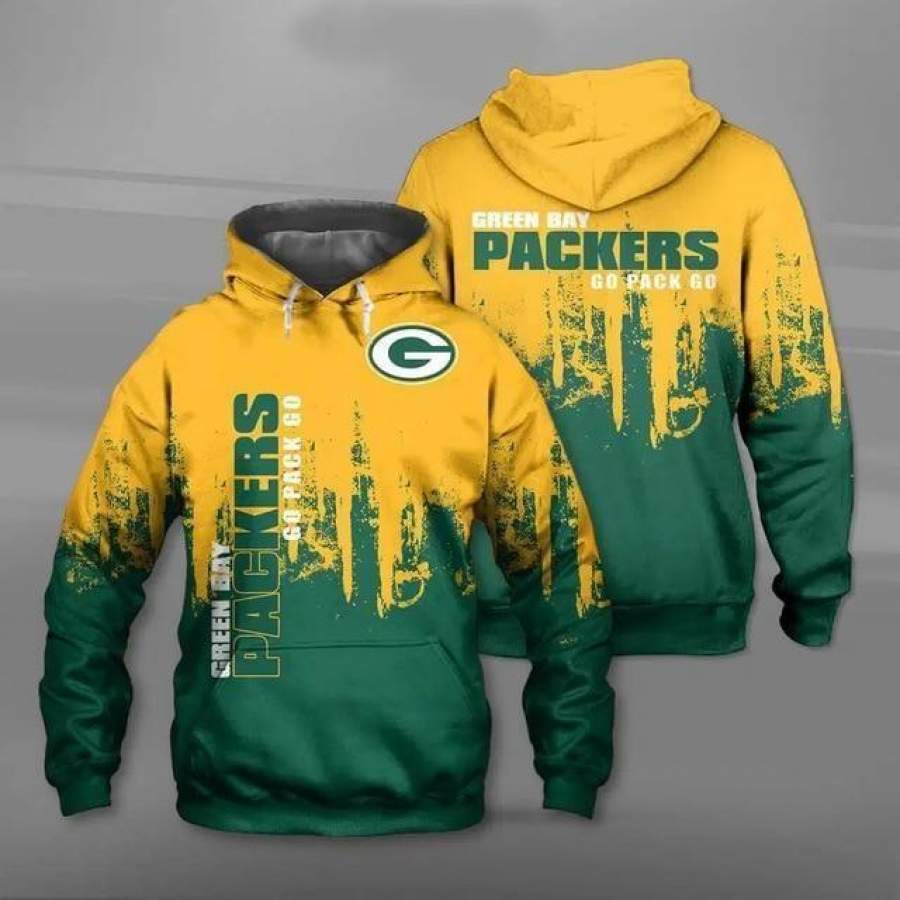 Green Bay Packers Hoodie 3D Style613 All Over Printed