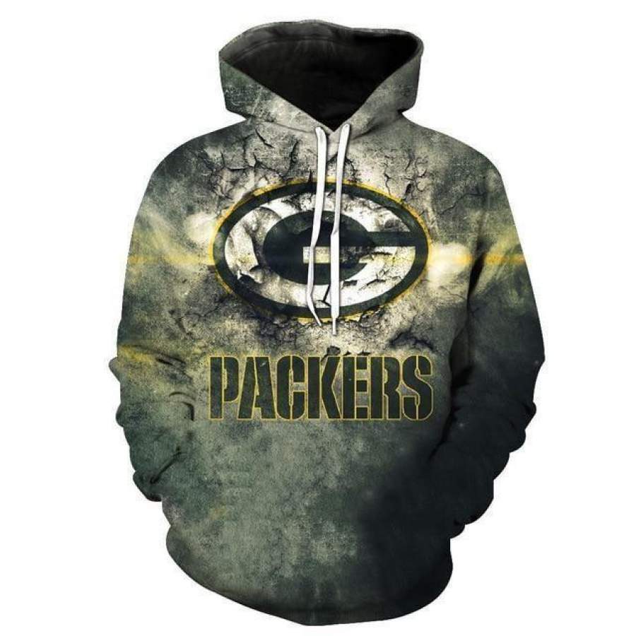 Green Bay Packers Hoodie 3D Style578 All Over Printed