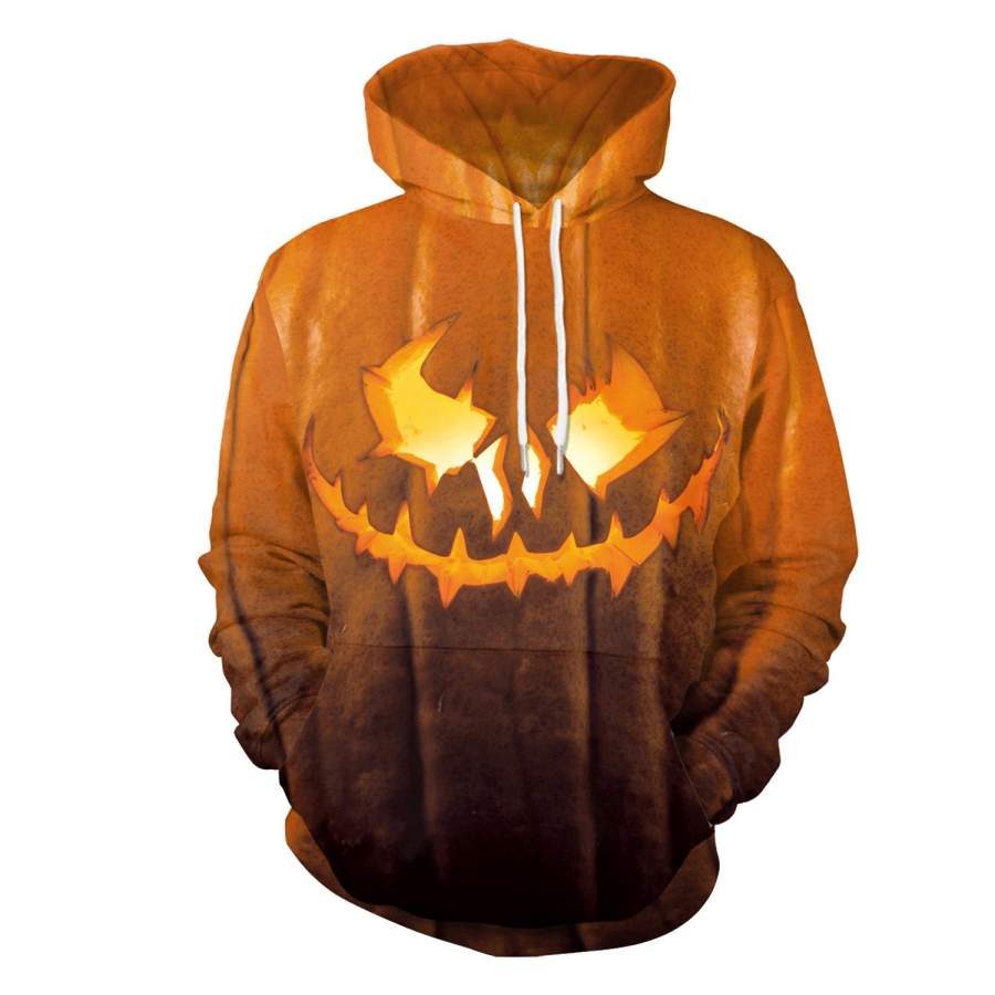 Halloween Ghost Face Print Sweater Hoodie Halloween Costumes – 3D All Over Printed – VF303