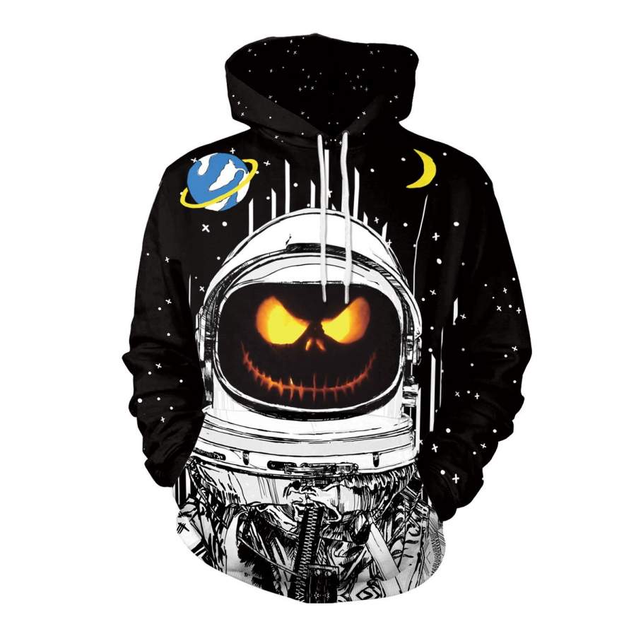 Halloween Trick or Treat Ghost Astronaut Hoodie Halloween Costumes – 3D All Over Printed – VF339