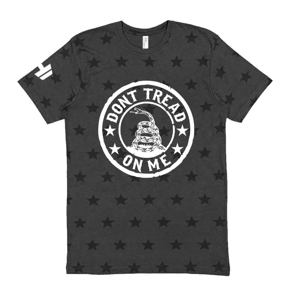 Dont Tread On Me Stamp Five Star Tee