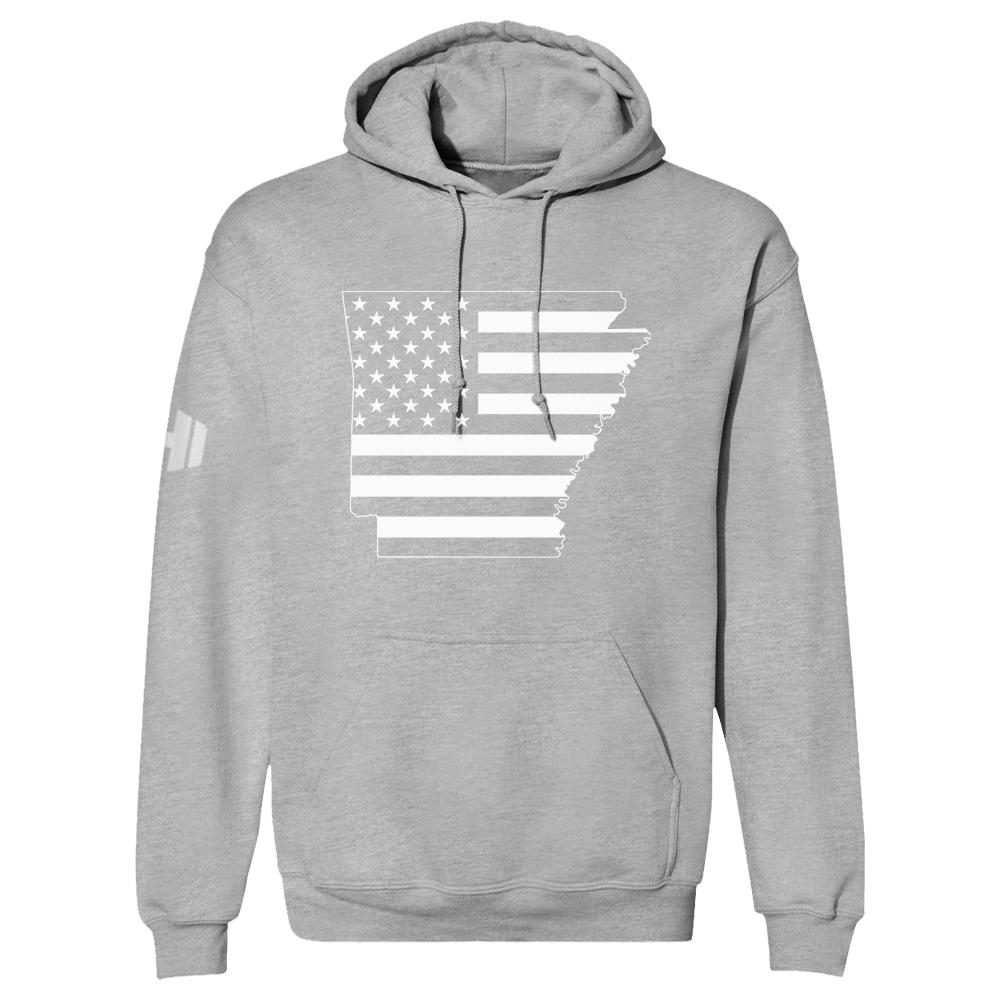 Arkansas USA Flag Hoodie