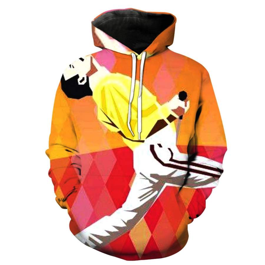 Freddie Mercury 3D full over print Hoodie, Sweater, TShirt RH-172