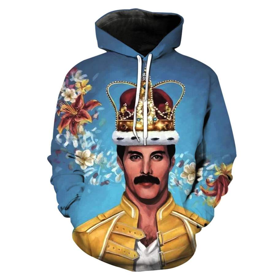 Freddie Mercury 3D full over print Hoodie, Sweater, TShirt RH-175