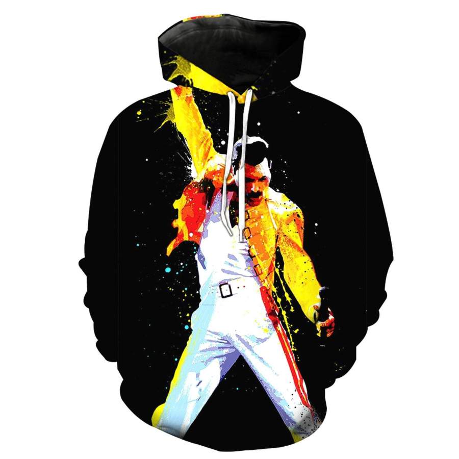 Freddie Mercury 3D full over print Hoodie, Sweater, TShirt RH-182