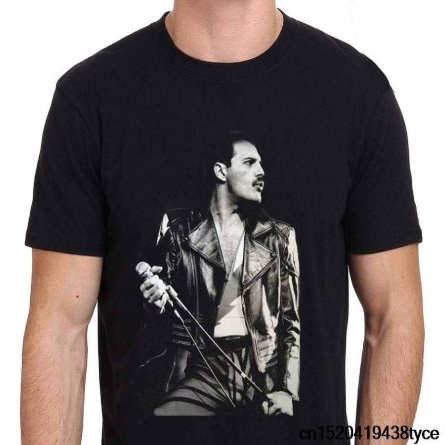 Fashion Freddie Mercury Queen British Rock Legend Men’s Printed T-Shirt Men’S Tee men’s t-shirt