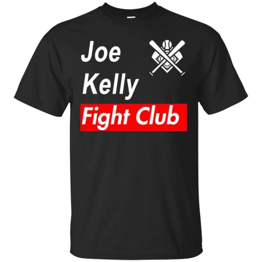 Boston Baseball Red Joe Kelly Fight Club Fan Men’s Black T-Shirt