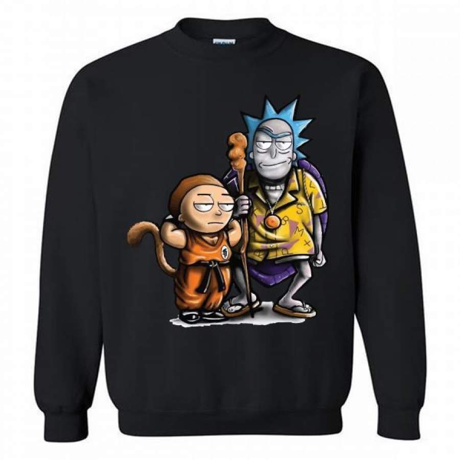 Rick and Morty X Dragon Ball Crewneck Sweatshirt