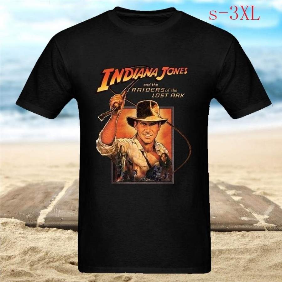 Indiana Jones Raiders Of Lost Ark Mens Casual Summer Short Sleeve Round Neck Tee Shirt S-3XL