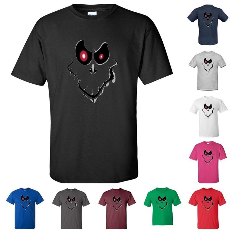 Fashion shirt Halloween Ghost Face Men T-Shirts Halloween Gift Men Round Neck Tee Shirts