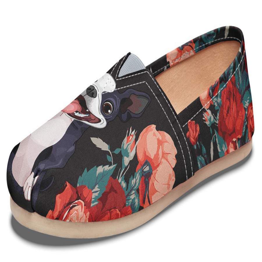 Boston Terrier Trick Casual Shoes