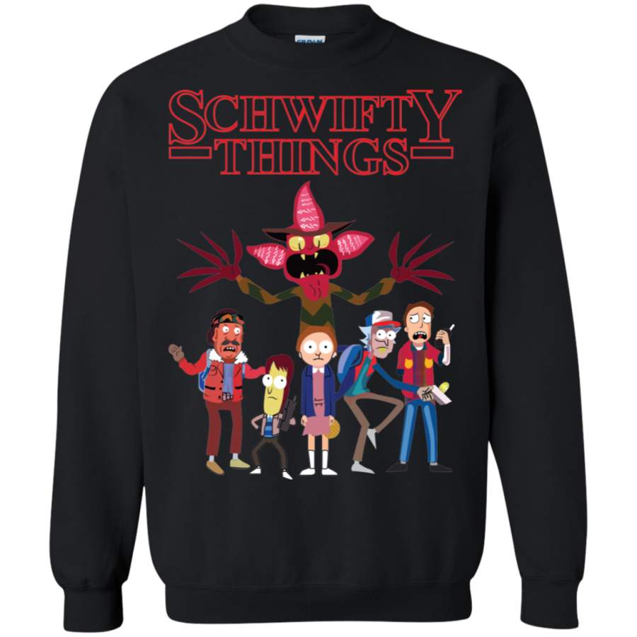 Rick And Morty Stranger things Parody Sweatshirt