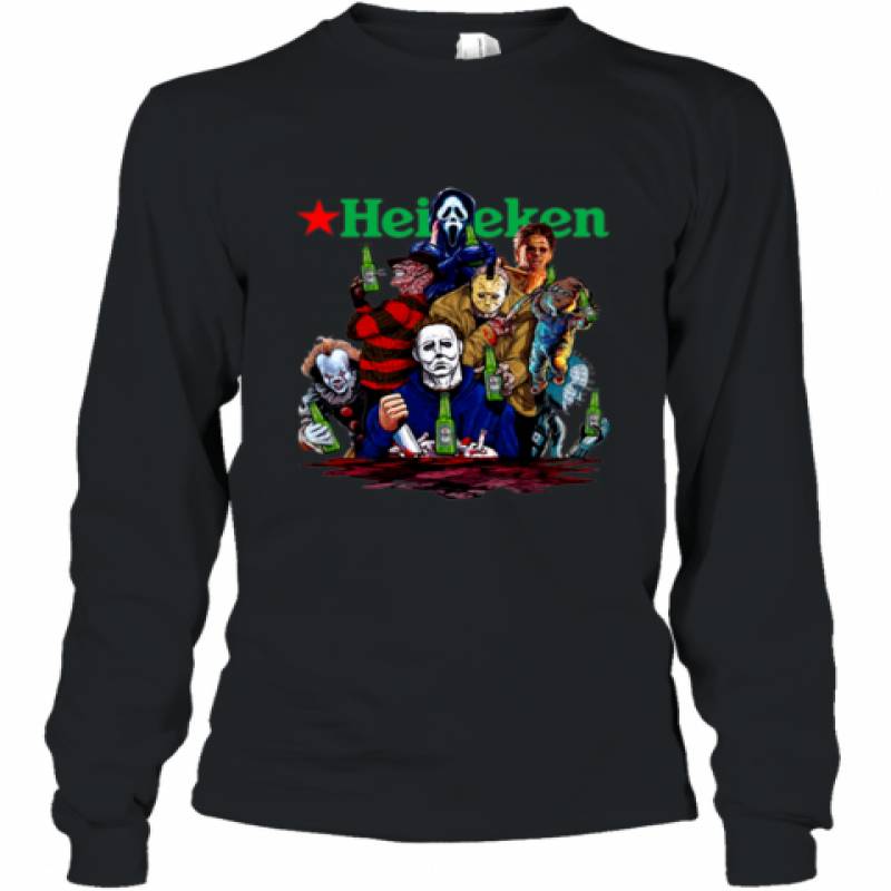 Heineken Horror film characters shirt Long Sleeve T-Shirt