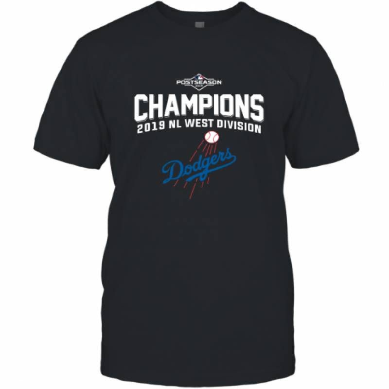 2019 NL West Division Champions Los Angeles Dodgers Shirt T-Shirt