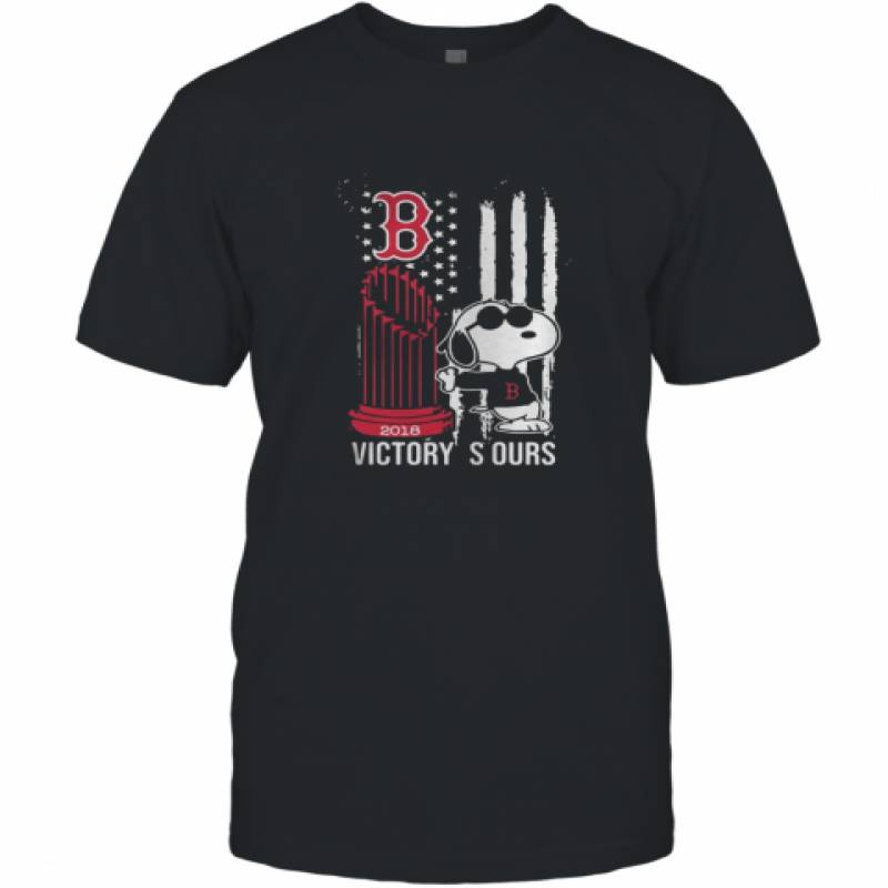 Get Now Victory Is Ours 2018 Snoopy Boston Red Sox shirt T-Shirt