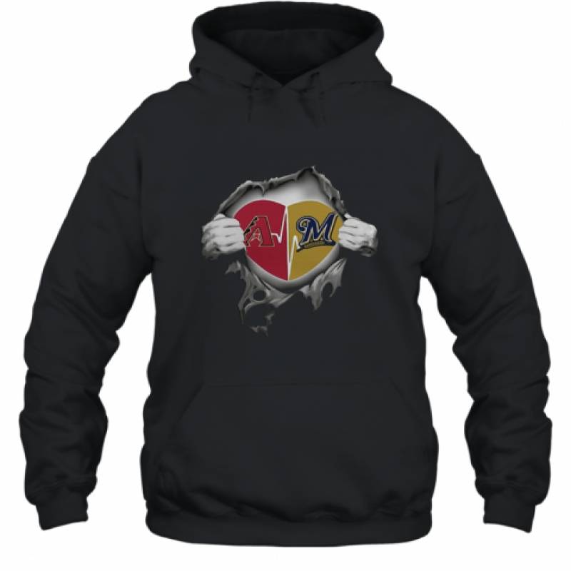 Arizona Diamondbacks Blood Inside Me Milwaukee Brewers shirt Hoodie