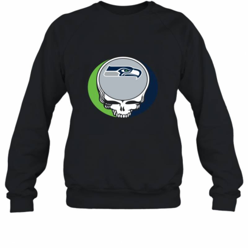 Halloween Skull Funny Football Team Seattle Seahawks shirt Sweatshirt