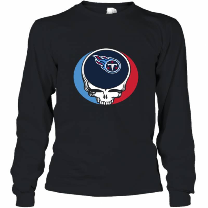 Halloween Skull Funny Football Team Tennessee Titans shirt Long Sleeve T-Shirt