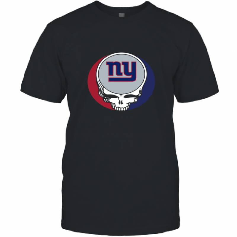 Halloween Skull Funny Football Team New York Giants T-Shirt