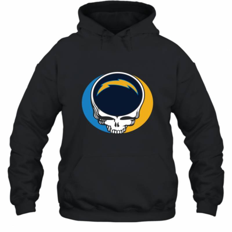 Halloween Skull Funny Football Team Los Angeles Chargers Hoodie