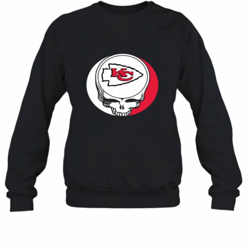 Halloween Skull Funny Football Team Kansas City Chiefs Sweatshirt