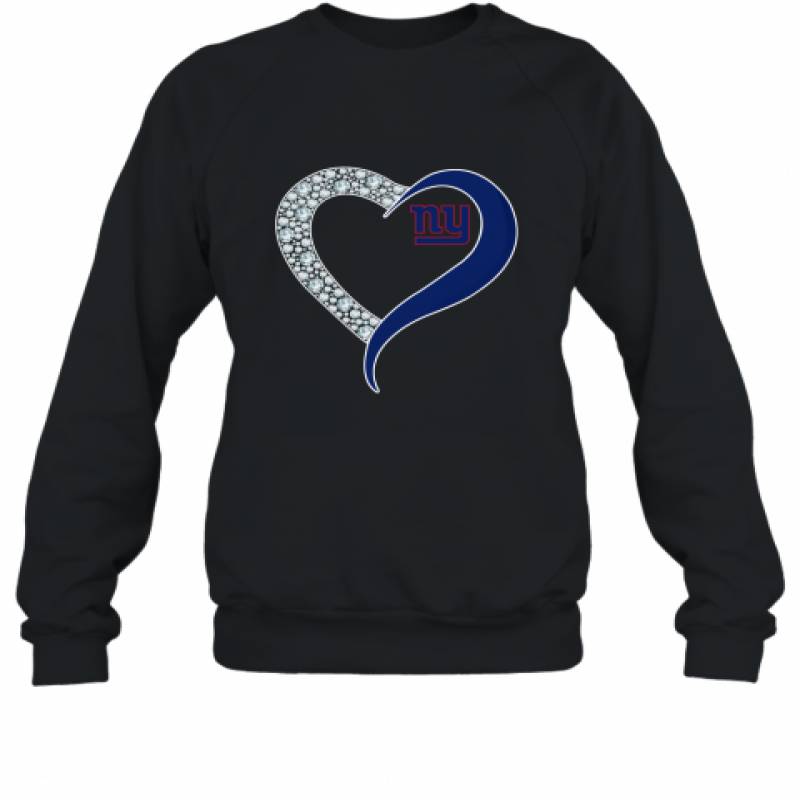 Diamond New York Giants Heart shirt Sweatshirt