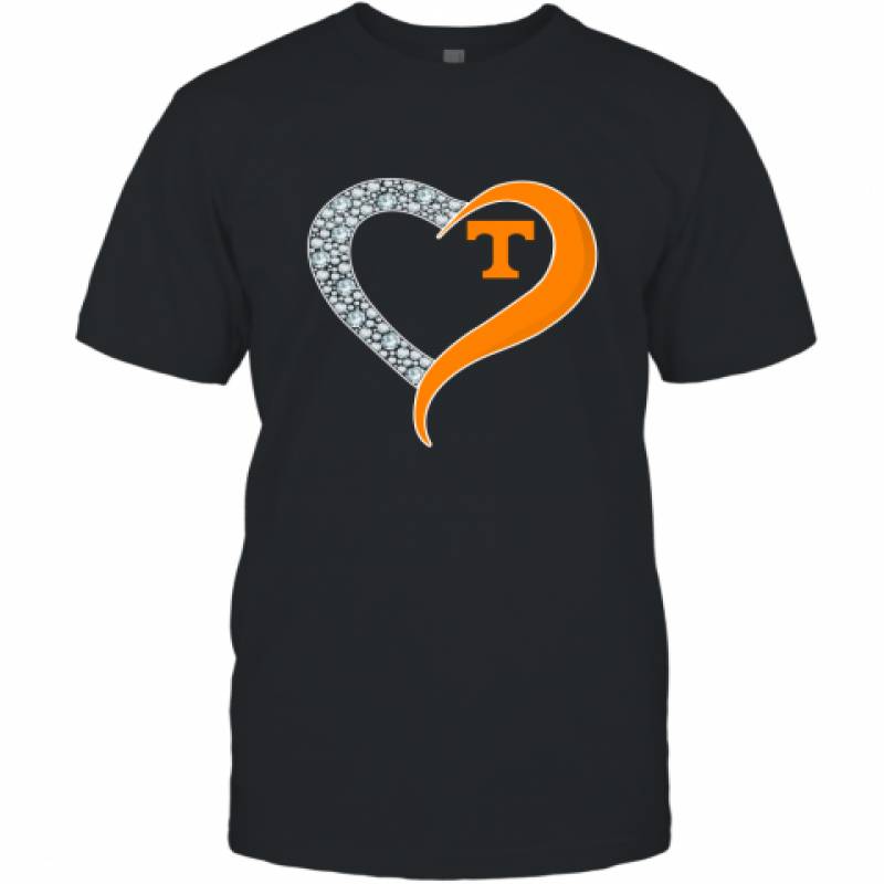 Diamond Tennessee Volunteers Heart shirt T-Shirt