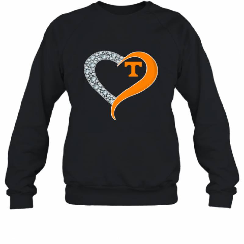 Diamond Tennessee Volunteers Heart shirt Sweatshirt