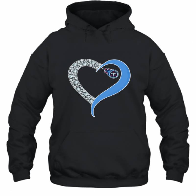 Diamond Tennessee Titans Heart shirt Hoodie