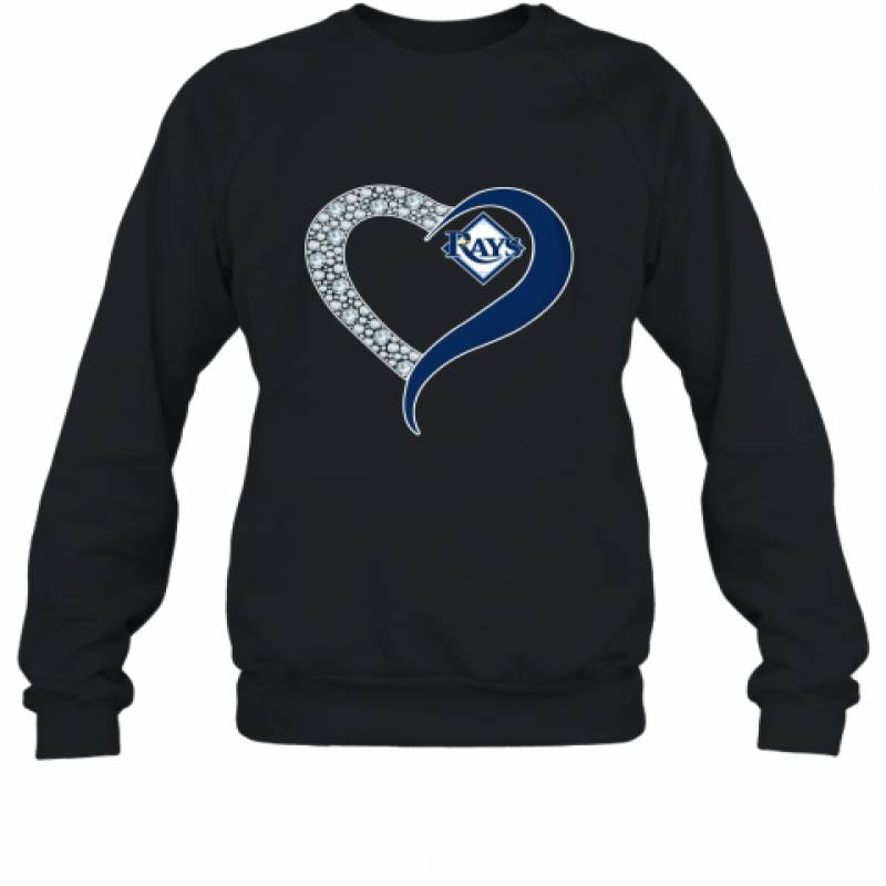 Diamond Tampa Bay Rays Heart shirt Sweatshirt