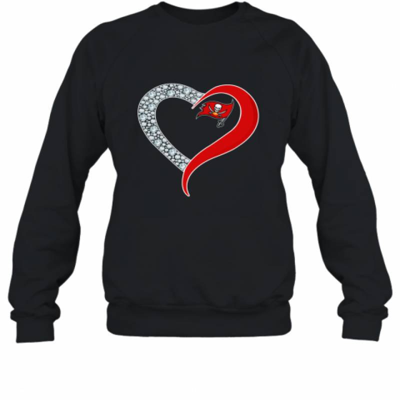 Diamond Tampa Bay Buccaneers Heart shirt Sweatshirt