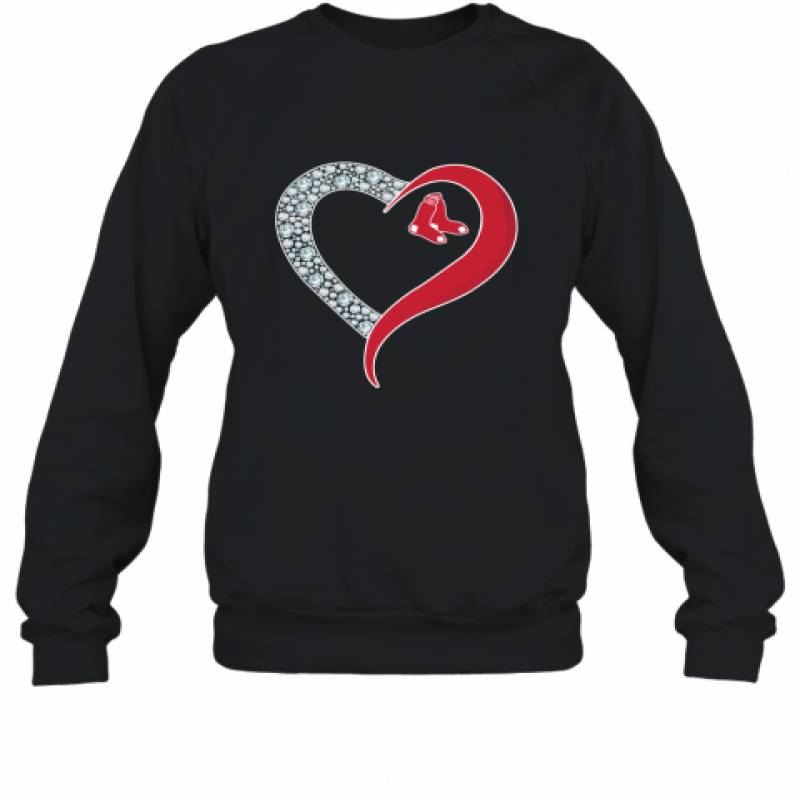 Diamond Boston Red Sox Heart shirt Sweatshirt