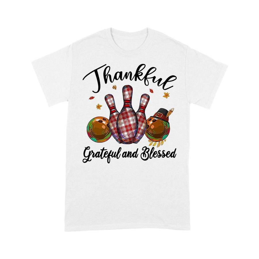 Bowling Thankful Grateful And Blessed Fall T-shirt