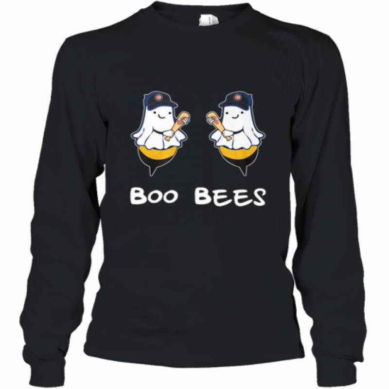 Ghost Boo Bees Chicago Cubs shirt Long Sleeve T-Shirt