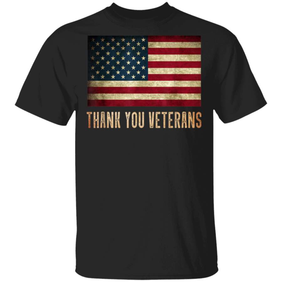 Thank You Veterans Day Military Life Army Affairs Grateful TShirt