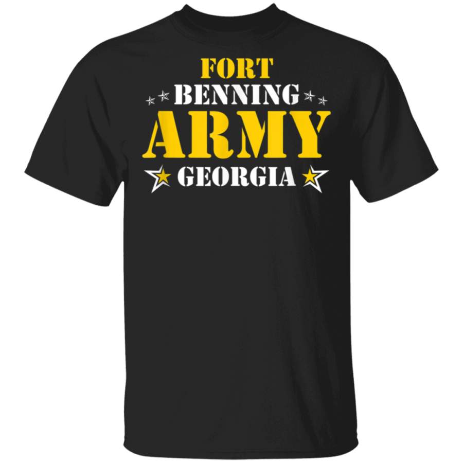 Military Tees Fort Benning Army Georgia USA TShirt