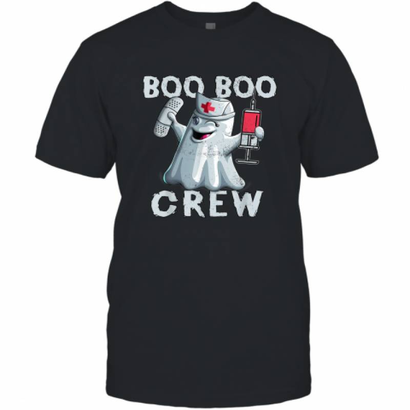 Boo Boo Crew Funny Nurse Ghost Halloween shirt T-Shirt