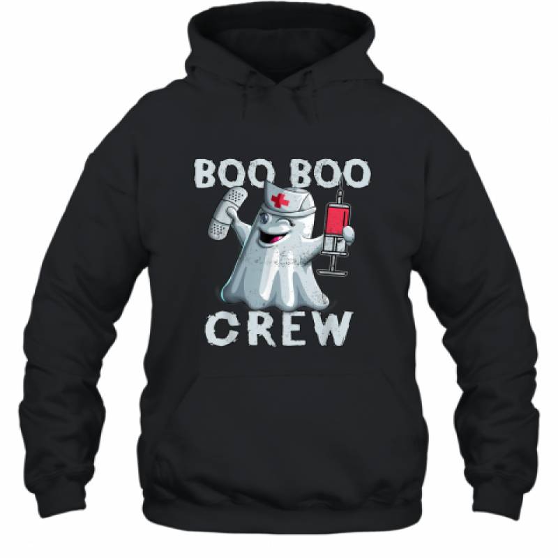 Boo Boo Crew Funny Nurse Ghost Halloween shirt Hoodie