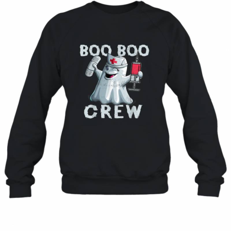 Boo Boo Crew Funny Nurse Ghost Halloween shirt Sweatshirt