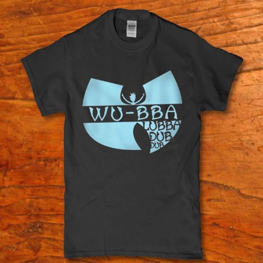 Wu tang wu bba lubba dub dub rick and morty parody Men’s t-shirt