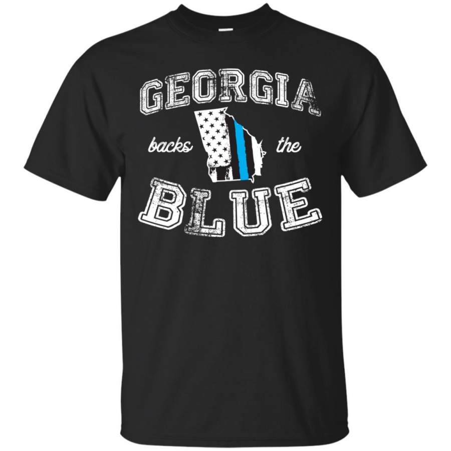 State Of Georgia Backs The Blue Cop T-Shirt